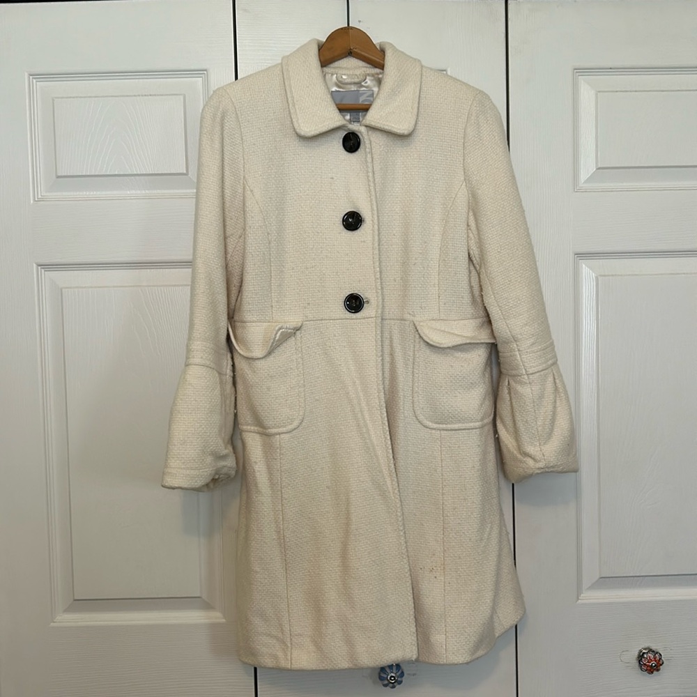 Cream Old Navy Coat